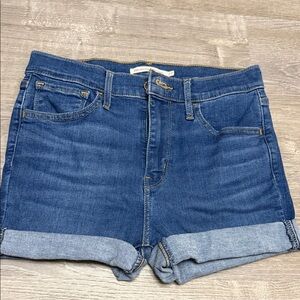 Levi Women's Classic Blue Jean Shorts